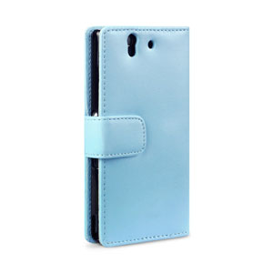 Adarga Sony Xperia Z Wallet Case - Light Blue