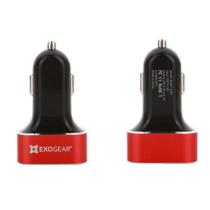 Chargeur Voiture Triple USB ExoCharge 5.1A