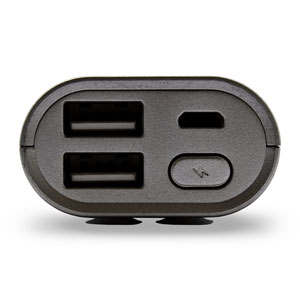 Xoopar Squid Mini 5200mAh Dual USB Power Bank - Black
