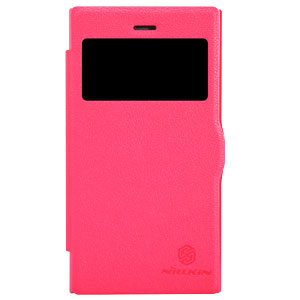 Funda BlackBerry Z3 Nillkin Fresh Faux View - Roja