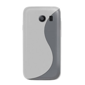 Encase FlexiShield Samsung Galaxy Ace Style Case - Frost White