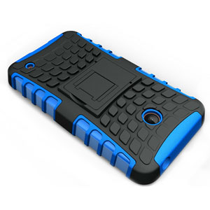 Armourdillo Hybrid Nokia Lumia 630 Protective Case - Blue