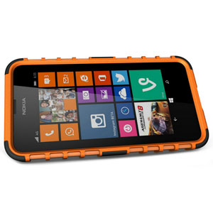 Armourdillo Hybrid Nokia Lumia 630 Protective Case - Red