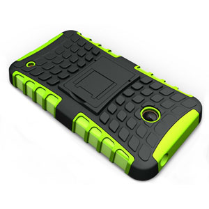 Armourdillo Hybrid Nokia Lumia 630 Protective Case - Green