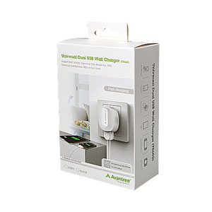 Avantree 2.1A Dual USB Wall Charger