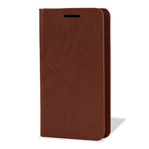 Encase Leather-Style Nokia Lumia 530 Wallet Case With Stand - Brown