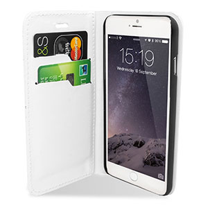 Housse iPhone 6 Plus Encase Portefeuille – Blanche