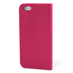 Encase Leather-Style iPhone 6 Plus Wallet Case With Stand - Hot Pink