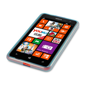 Encase FlexiShield Nokia Lumia 625 Gel Case - Frost Blue