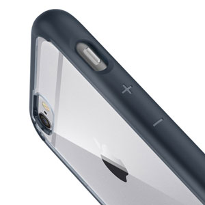 Spigen Ultra Hybrid iPhone 6S / 6 Bumper Case - Metal Slate