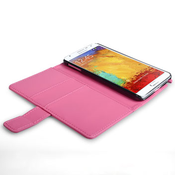 Funda Samung Galaxy Note 3 Neo Adarga Leather Style Wallet - Rosa
