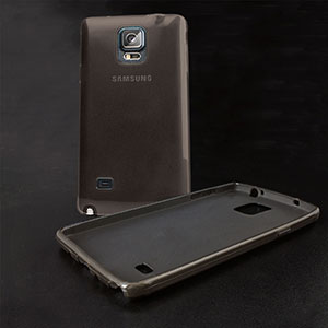 Funda Samsung Galaxy Note 4 Encase FlexiShield - Negra Ahumada