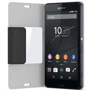 Sony Xperia Z3 Compact Style-Up Smart Window Cover - Black