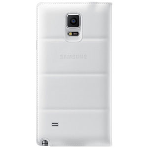 Official Samsung Galaxy Note 4 S View Wireless Charging Cover - White