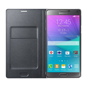LED Cover Samsung Galaxy Note 4 Officielle - Noire