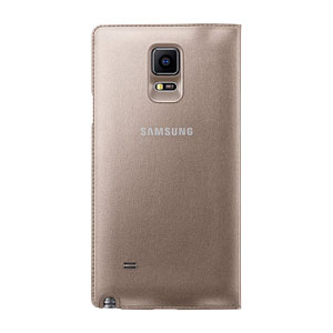 LED Cover Samsung Galaxy Note 4 Officielle - Or