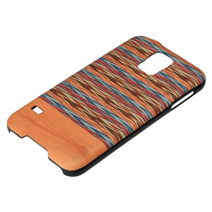 Coque Samsung Galaxy S5 Man&Wood Bois – Browny Check
