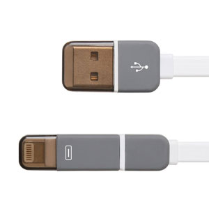 Câble USB Lightning & Micro USB TipX Dual - Noir