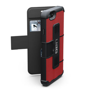 Housse iPhone 6 UAG Protective Rogue Portefeuille - Rouge