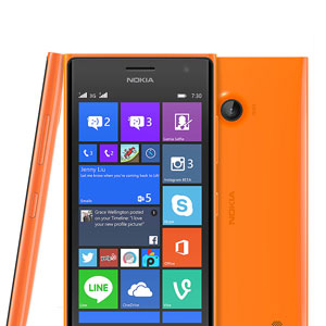 orange nokia lumia