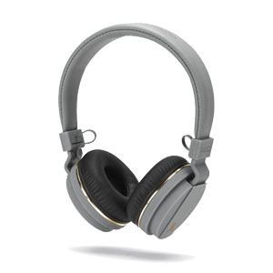 Wesc Cymbal Mic & Volume Control Premium Headphones - Smoked Pearl