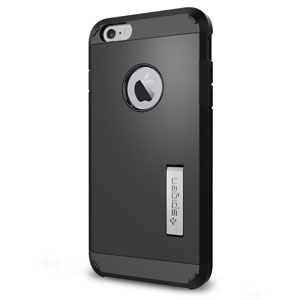 Spigen Tough Armor iPhone 6 Plus Case - Smooth Black