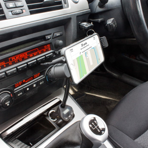 RoadWarrior iPhone 6 / 6 Plus Car Holder, Charger & FM Transmitter