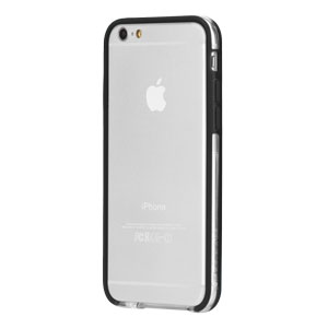 Bumper iPhone 6 Case-Mate Tough Frame - Transparent / Noir
