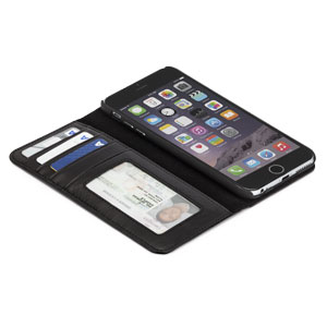Case-Mate Leather Wallet Folio iPhone 6 Plus Case - Black