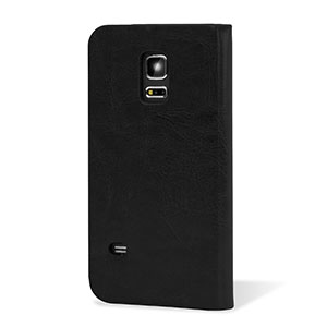Olixar Leather-Style Samsung Galaxy S5 Mini Wallet Case - Black