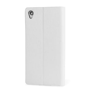 Encase Leather-Style Sony Xperia Z3 Wallet Case - White