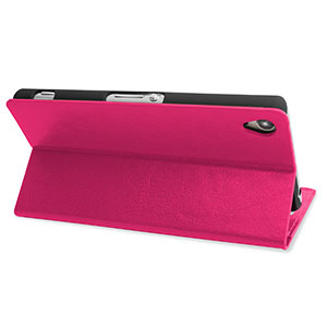 Encase Leather-Style Sony Xperia Z3 Wallet Case - Pink