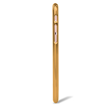 Glimmer Polycarbonate iPhone 6 Shell Case - Gold and Clear