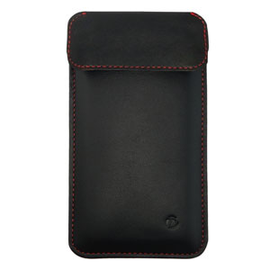 Draco Leather Sleeve iPhone 6 Case - Black