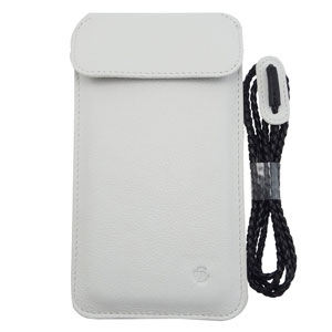 Draco Leather Sleeve iPhone 6 Case - White