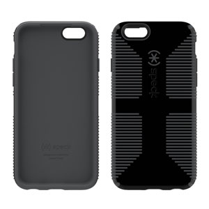 SpeckCandyShell Grip iPhone 6 Case - Black / Grey
