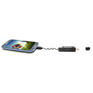 Connector+ 3-in-1 Charging Cable, Stylus and Pen - Black