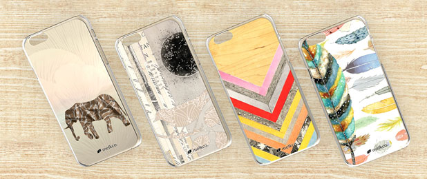 Melkco Graphic iPhone 6 Designer Shell Case - Feather
