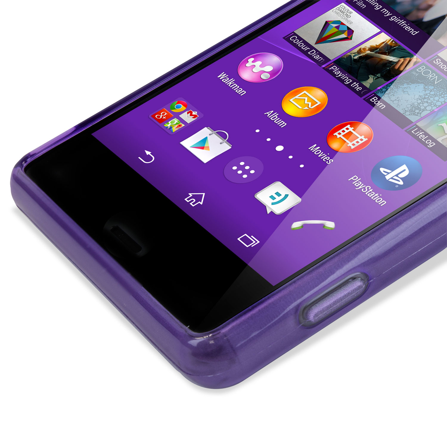 FlexiShield Sony Xperia Z3 Case - Purple
