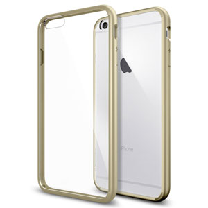 Spigen Ultra Hybrid iPhone 6 Plus Bumper Case - Champagne Gold