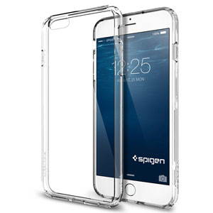 Spigen Ultra Hybrid iPhone 6 Plus Bumper Case - Crystal Clear