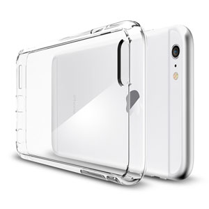 Spigen Ultra Hybrid iPhone 6 Plus Bumper Case - Crystal Clear