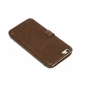 Zenus Vintage Diary iPhone 6 Plus Case - Brown