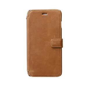 Zenus Vintage Diary iPhone 6 Plus Case - Tan