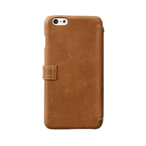 Zenus Vintage Diary iPhone 6 Plus Case - Tan