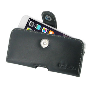 PDair Horizontal Leather iPhone 6 Pouch Case - Black