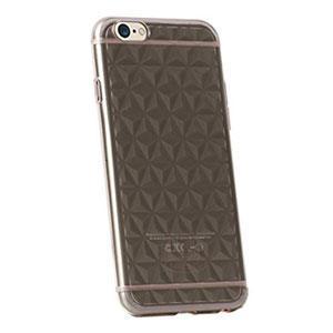 Gelin Series Classic Diamond iPhone 6 Case - Transparent Black