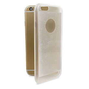 Funda iPhone 6s / 6 Encase FlexiShield Glitter - Transparente