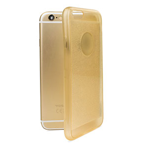 Encase FlexiShield Glitter iPhone 6 Gel Case - Gold