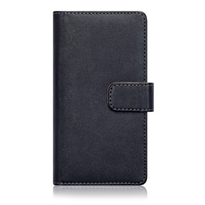 Encase Leather-Style Sony Xperia Z3 Wallet Case - Black / Tan